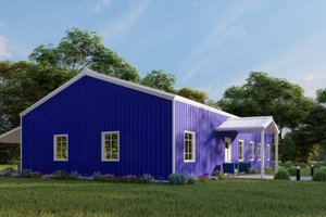 Exterior - Other Elevation 1 for Barndominium House Plan #1107-34 - 3 bed, 2 bath