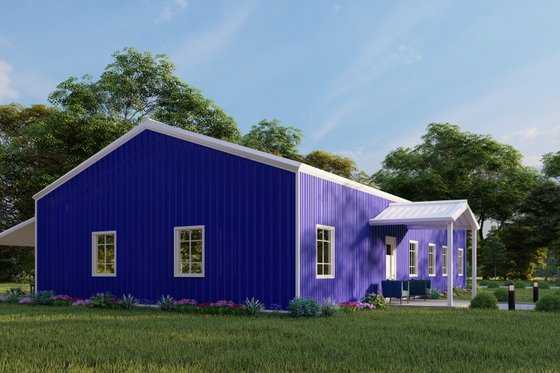 Exterior - Other Elevation 1 for Barndominium House Plan #1107-34 - 3 bed, 2 bath