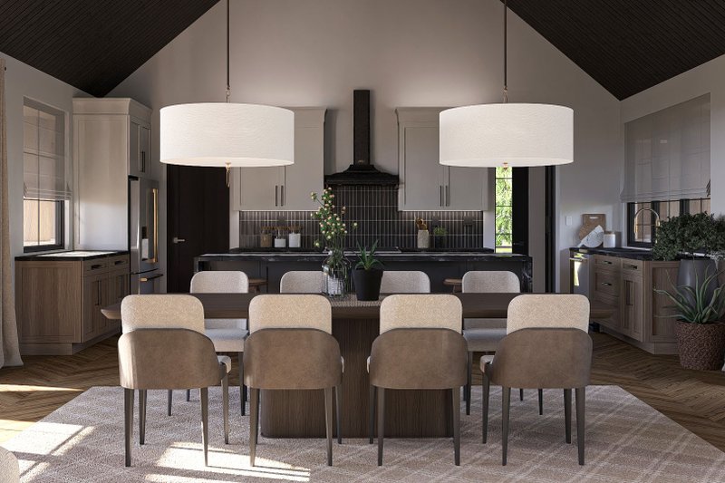 Dream House Plan - Interior - Dining Room for Modern House Plan #455-391 - 3 bed, 2.5 bath
