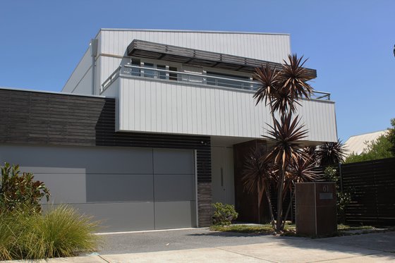 Exterior - Front Elevation 8 for Modern House Plan #496-12 - 3 bed, 2.5 bath