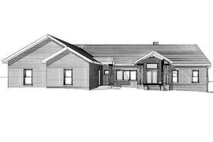 Country Exterior - Front Elevation Plan #123-111