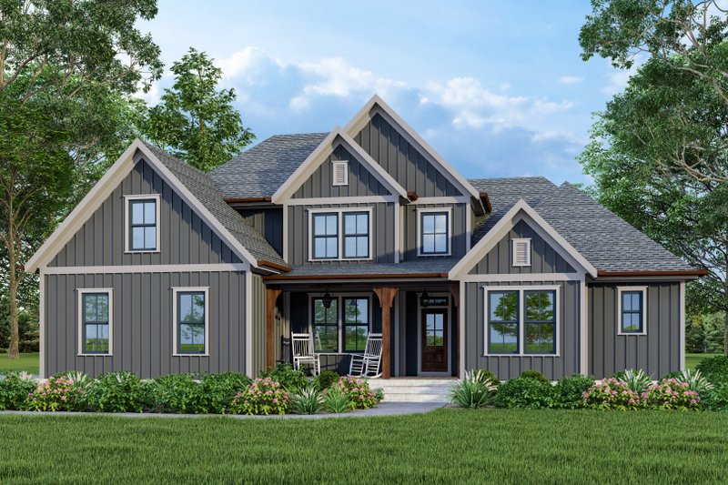 Traditional Style House Plan - 4 Beds 3 Baths 2523 Sq/Ft Plan #927-1042