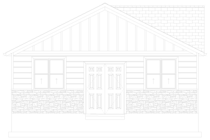 Dream House Plan - Exterior - Other Elevation for Traditional House Plan #1060-242, 0 bath