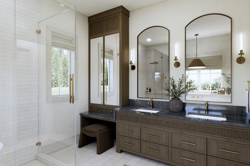 Home Plan - Interior - Master Bathroom for Farmhouse House Plan #1114-122 - 3 bed, 2.5 bath