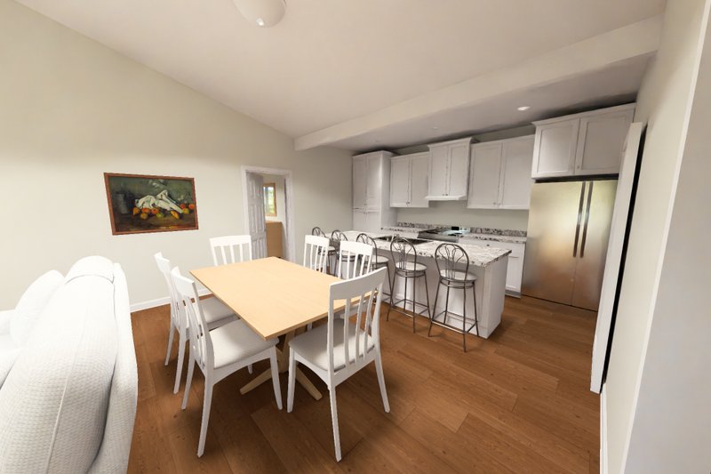 House Blueprint - Interior - Kitchen for Cottage House Plan #513-2447 - 3 bed, 2 bath