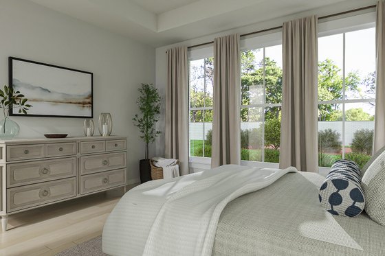 Interior - Master Bedroom 1 for Modern House Plan #406-9672 - 3 bed, 2.5 bath