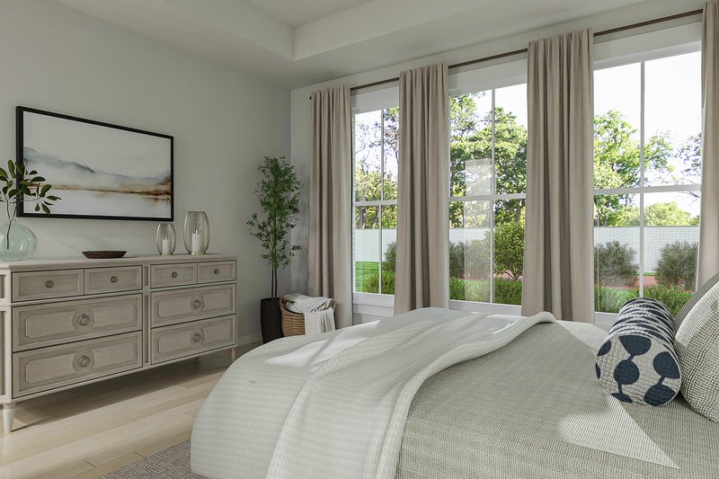 Dream House Plan - Interior - Master Bedroom 1 for Modern House Plan #406-9672 - 3 bed, 2.5 bath