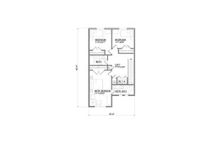 Floor Plan - Upper Floor for Traditional House Plan #116-305 - 3 bed, 2.5 bath