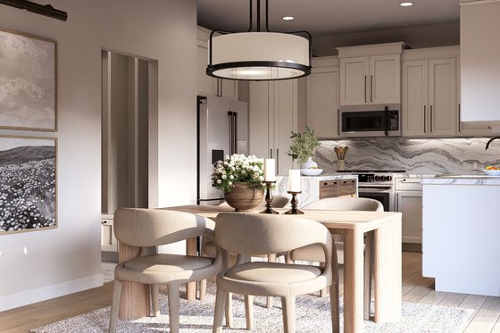 Interior - Dining Room for Traditional House Plan #455-82 - 3 bed, 2 bath