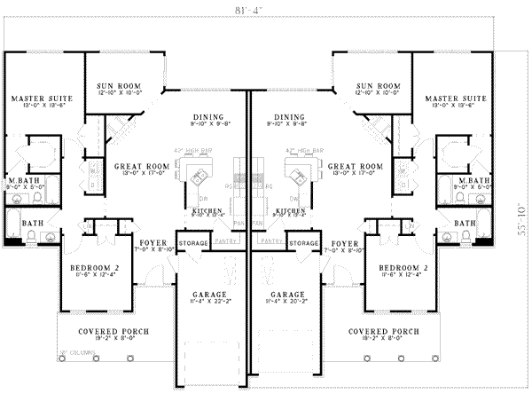House Plan Design - Traditional Floor Plan - Main Floor Plan #17-549