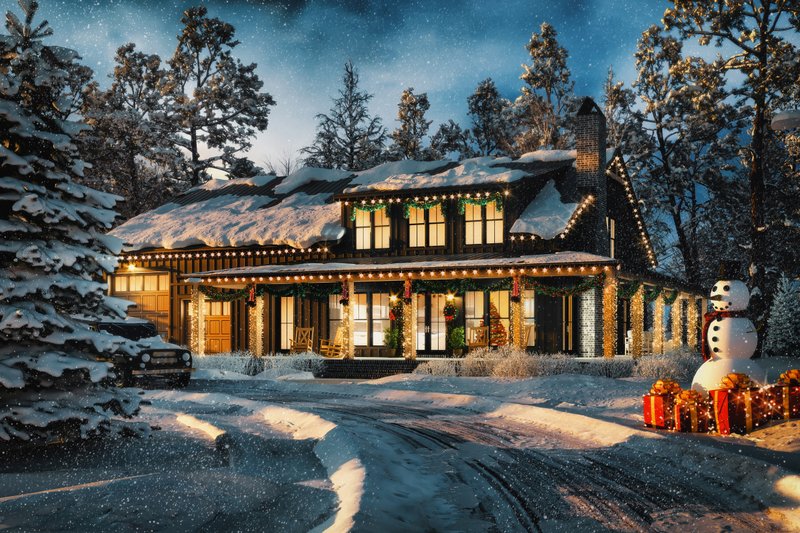 Dream House Plan - Exterior - Front Elevation 5 for Barndominium House Plan #430-340 - 4 bed, 3 bath