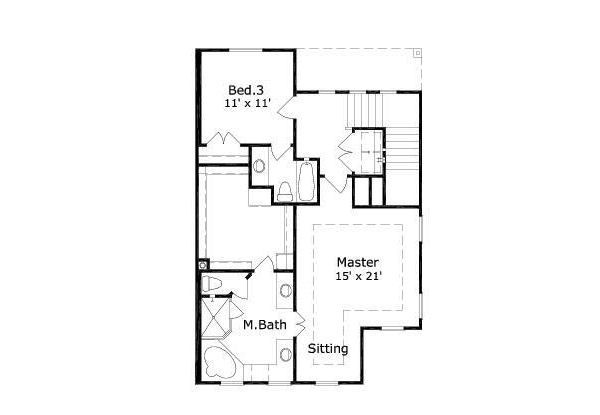 European Floor Plan - Other Floor Plan #411-681