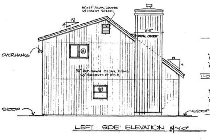 Dream House Plan - Exterior - Other Elevation 1 for Farmhouse House Plan #3-214 - 5 bed, 2.5 bath