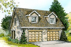 Country Exterior - Front Elevation Plan #140-105