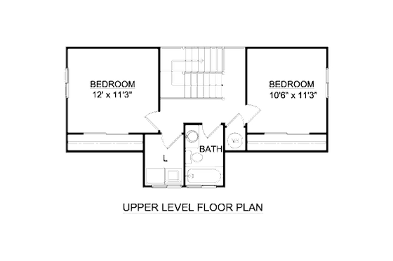 Floor Plan - Upper Floor for Traditional House Plan #116-274 - 3 bed, 2.5 bath
