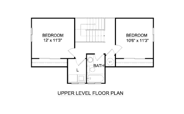Floor Plan - Upper Floor for Traditional House Plan #116-274 - 3 bed, 2.5 bath