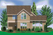 Traditional Style House Plan - 3 Beds 2.5 Baths 2068 Sq/Ft Plan #48-395 