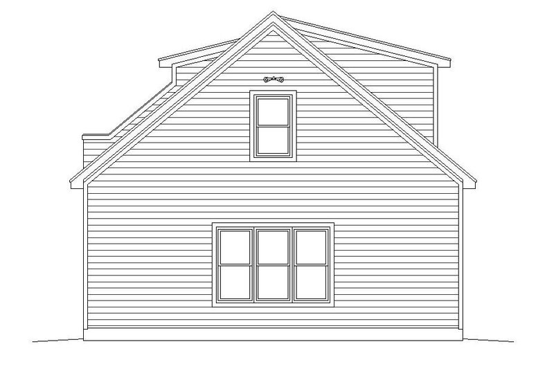 Home Plan - Exterior - Other Elevation for Contemporary House Plan #932-239, 0.5 bath