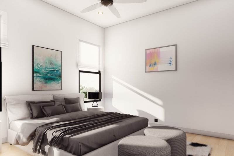 Architectural House Design - Interior - Bedroom 1 for Country House Plan #1110-36 - 3 bed, 3.5 bath