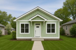 Craftsman Exterior - Front Elevation Plan #112-294