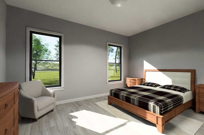 Architectural House Design - Interior - Master Bedroom for Modern House Plan #513-2421 - 4 bed, 2.5 bath