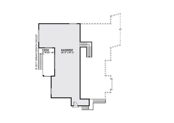 Home Plan - Traditional Floor Plan - Lower Floor Plan #1066-23