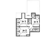 Beach Style House Plan - 4 Beds 3 Baths 2020 Sq/Ft Plan #45-197 