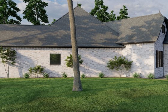 Exterior - Other Elevation 1 for European House Plan #17-2523 - 4 bed, 2.5 bath