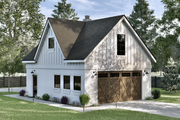 Farmhouse Style House Plan - 1 Beds 1 Baths 575 Sq/Ft Plan #1108-3 