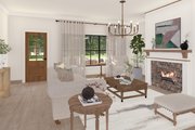 Barndominium Style House Plan - 3 Beds 2.5 Baths 1970 Sq/Ft Plan #1117-8 Interior 