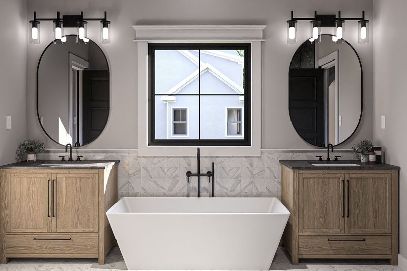 House Design - Interior - Master Bathroom for Modern House Plan #455-398 - 4 bed, 4.5 bath