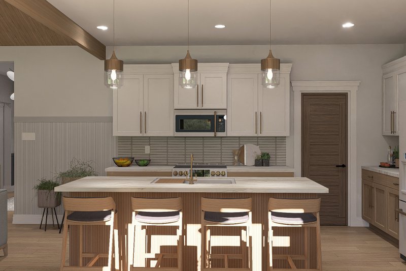 House Plan Design - Interior - Kitchen for Modern House Plan #455-397 - 3 bed, 2 bath