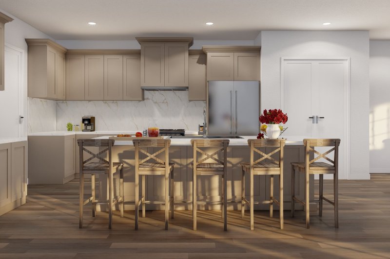 Home Plan - Interior - Kitchen 2 for Traditional House Plan #17-2385 - 4 bed, 3.5 bath