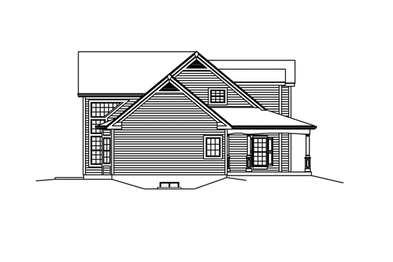Exterior - Other Elevation for Country House Plan #57-606 - 4 bed, 3.5 bath