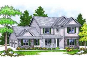 Traditional Exterior - Front Elevation Plan #70-663