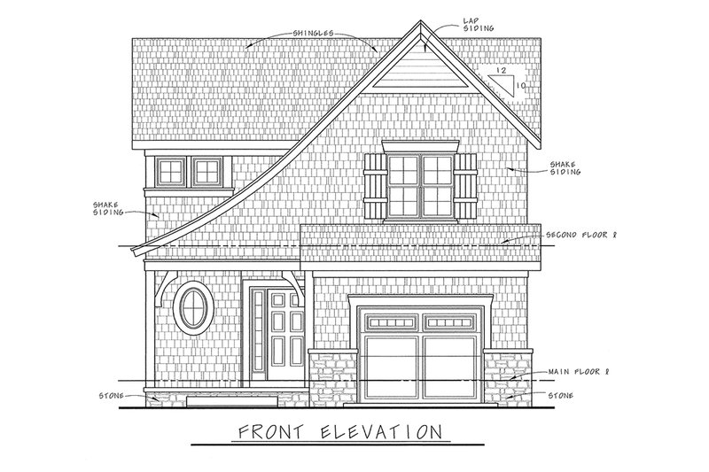 Dream House Plan - Exterior - Front Elevation 3 for Bungalow House Plan #20-1739 - 3 bed, 3 bath