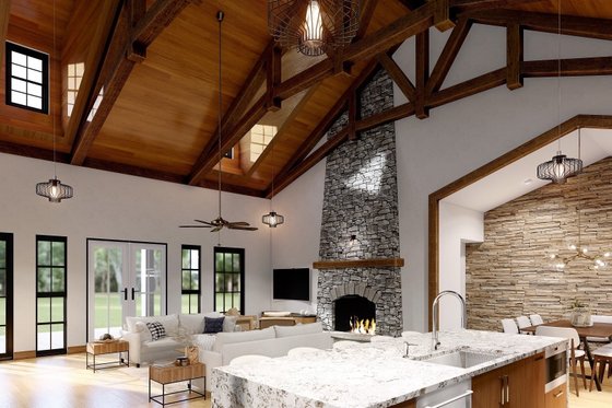 Interior - Kitchen for Farmhouse House Plan #54-454 - 3 bed, 3.5 bath