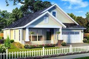 Home Plan - Bungalow Exterior - Front Elevation Plan #513-2085