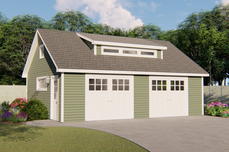 House Blueprint - Country Exterior - Front Elevation Plan #1064-57