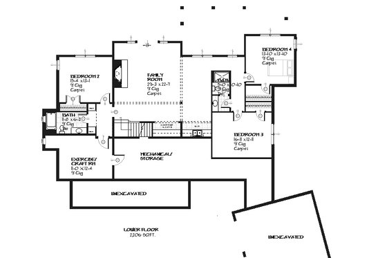 Country style house plan design