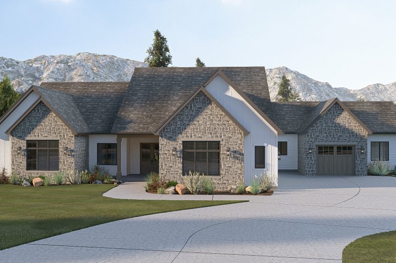 House Blueprint - Exterior - Other Elevation for Farmhouse House Plan #455-770 - 4 bed, 4.5 bath