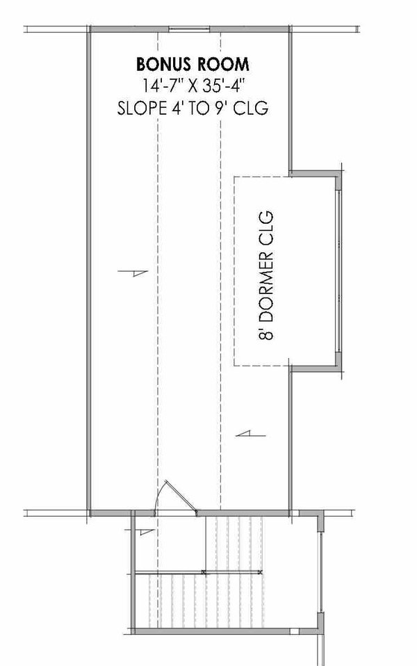 Architectural House Design - Farmhouse Floor Plan - Upper Floor Plan #1096-33