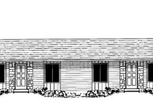 Ranch Exterior - Front Elevation Plan #303-354