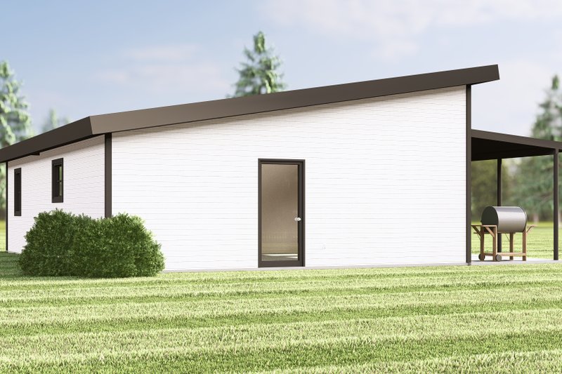 Home Plan - Exterior - Other Elevation 1 for Contemporary House Plan #1064-379 - 1 bed, 1 bath