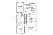 Craftsman Style House Plan - 4 Beds 2.5 Baths 2167 Sq/Ft Plan #513-2169 