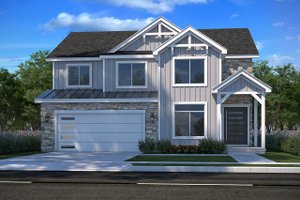 Home Plan - Craftsman Exterior - Front Elevation Plan #1073-16
