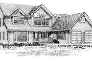 Traditional Style House Plan - 3 Beds 2.5 Baths 1858 Sq/Ft Plan #47-413 