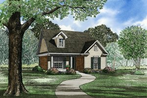 Country Exterior - Front Elevation Plan #17-2634