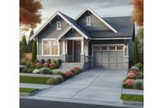 Craftsman Style House Plan - 3 Beds 2 Baths 1500 Sq/Ft Plan #515-43 