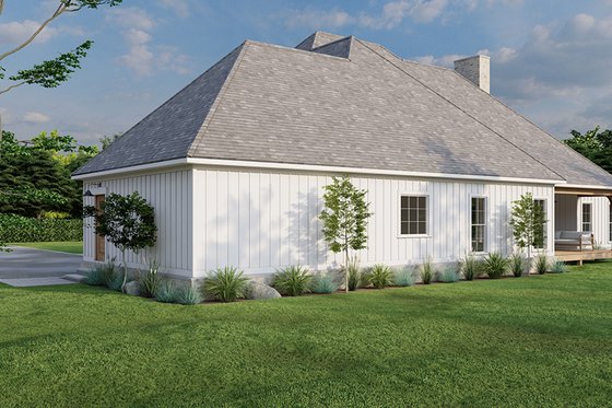 Exterior - Rear Elevation 2 for Craftsman House Plan #923-324 - 3 bed, 3.5 bath
